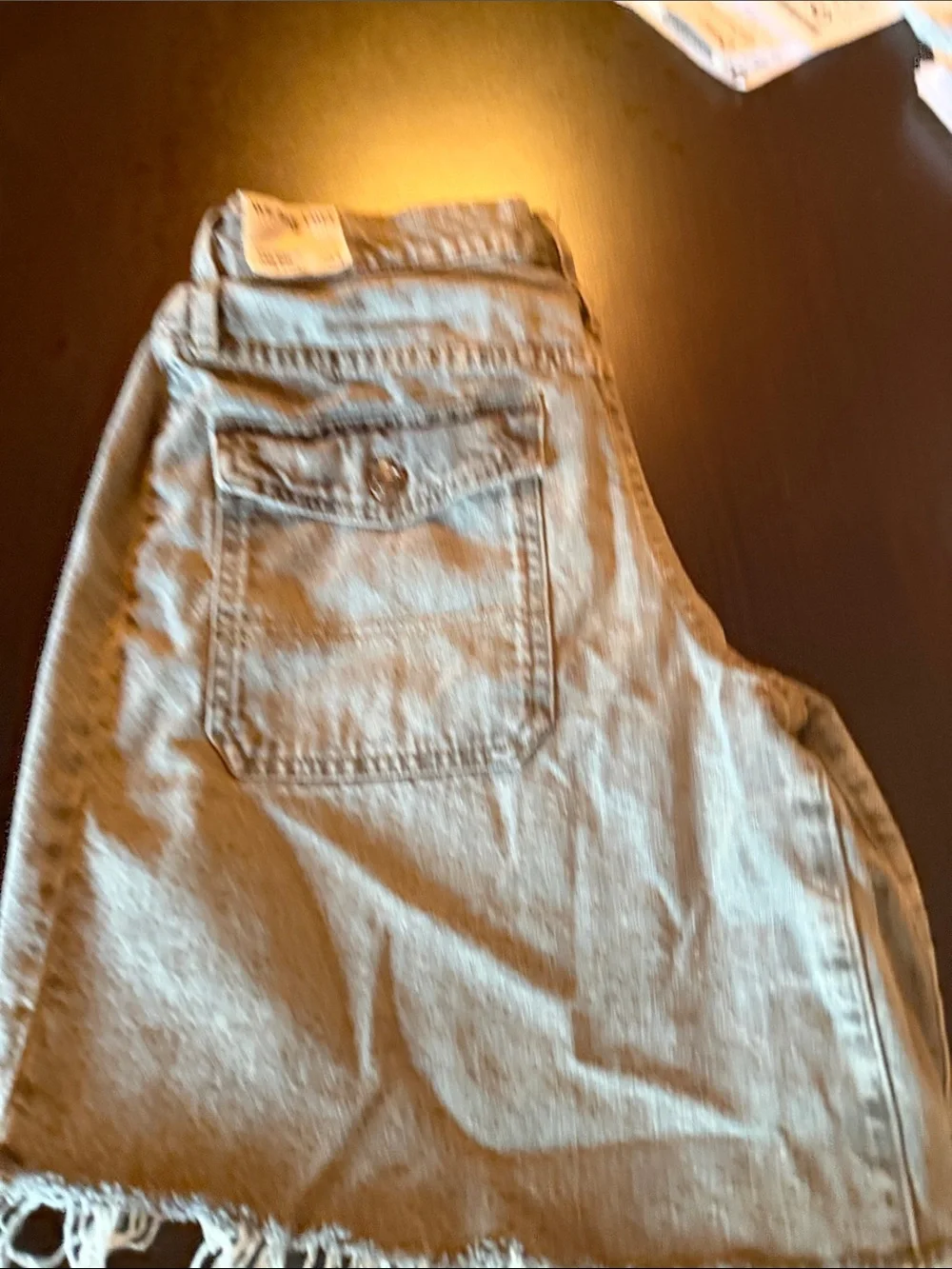 We The Free Boomerang High Rise long shorts Light black Frayed-Hem Denim Shorts